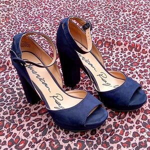 American Rag Reeta Block-Heel Platform Sandals Size 7.5